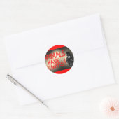 Sticker Rond Les Animaux Ont Des Droits ! (Enveloppe)