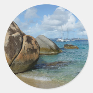 Sticker Rond Les Bains