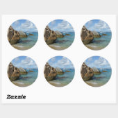 Sticker Rond Les Bains (Feuille)