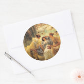 Sticker Rond Les bains de Caracalla en détail (Enveloppe)