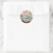 Sticker Rond Les batailles les plus dures (Sac)