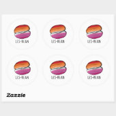 Sticker Rond Les-Bean (Feuille)