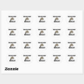 Sticker Rond Les BEAVERS Régissent ! (Feuille)