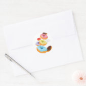 Sticker Rond Les beignets (Enveloppe)