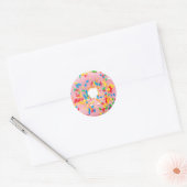 Sticker Rond Les beignets de beignets (Enveloppe)