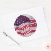 Sticker Rond Les Blacksmiths S'Enflamment (Enveloppe)