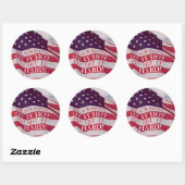 Sticker Rond Les Blacksmiths S'Enflamment (Feuille)