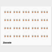 Sticker Rond Les cadeaux Papillon Lovers (Feuille)