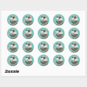 Sticker Rond Les Chariots Possum (Feuille)