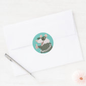Sticker Rond Les Chariots Possum (Enveloppe)