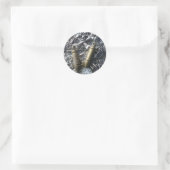 Sticker Rond Les charmes du Steampunk (Sac)