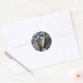 Sticker Rond Les charmes du Steampunk (Enveloppe)