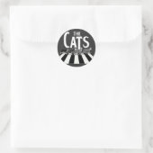Sticker Rond Les chats (Sac)