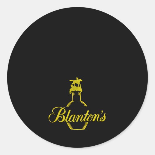 Sticker Rond Les Chevaux De Blanton (Devant)