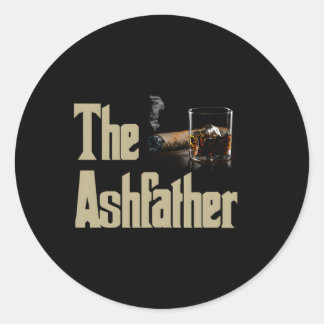Sticker Rond Les Cigares Doivent Toucher Dat Casse Cigar Et Fum