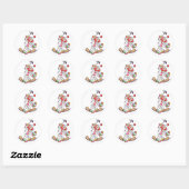 Sticker Rond Les clowns (Feuille)