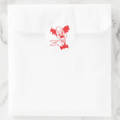 Sticker Rond Les Clowns Me Mangeront Des Stickers/Enveloppes (Sac)