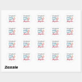 Sticker Rond Les couples qui prient ensemble restent ensemble (Feuille)