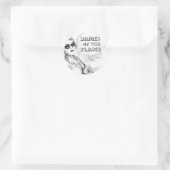 Sticker Rond Les Dames de la flamme (Sac)