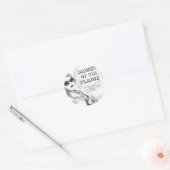 Sticker Rond Les Dames de la flamme (Enveloppe)