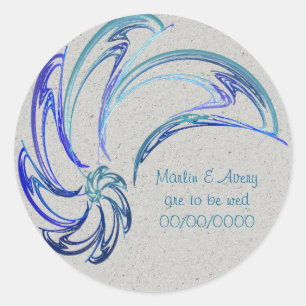 Sticker Rond Les dauphins font gagner la date