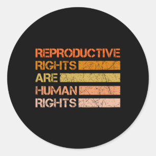 Sticker Rond Les droits de reproduction sont des droits humains