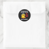 Sticker Rond Les enfants dits ont un T D A dit intelligent diff (Sac)