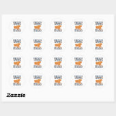 Sticker Rond Les Enseignants Français Sont Si Difficiles Qu'Ils (Feuille)