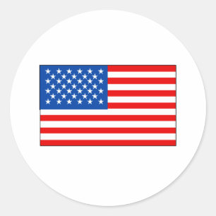 Sticker Rond Les Etats-Unis marquent le T-shirts et les cadeaux