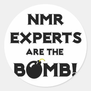Sticker Rond Les Experts De La RMN Sont La Bombe !