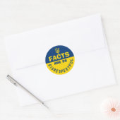 Sticker Rond Les faits sont si irrespectueux pour l'Ukraine (Enveloppe)