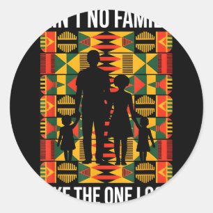 Sticker Rond Les familles ne sont-elles pas comme celle que j'a