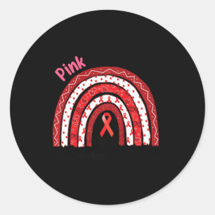 Sticker Rond Les Femmes Costume Aka Rose devient rouge pour la