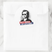 Sticker Rond Les Femmes Nasty Obtiennent S— Fait — Élection Pré (Sac)