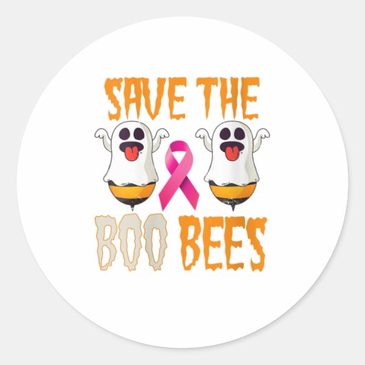 Sticker Rond Les femmes sauvent les abeilles Boo Sensibilisatio (Devant)