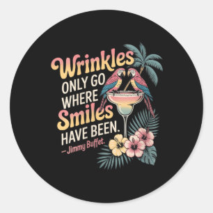 Sticker Rond Les Femmes Se Rincent Seulement Là Où Les Sourires