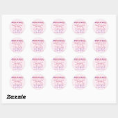 Sticker Rond Les femmes sont des anges (Feuille)