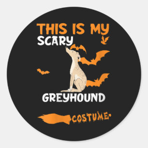 Sticker Rond Les femmes vêtues d'un costume d'Halloween brazy