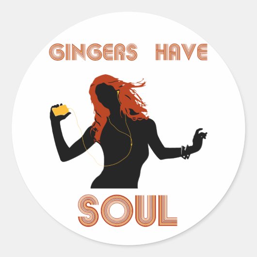 Sticker Rond Les filles à l'âme (Devant)