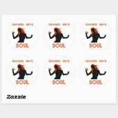 Sticker Rond Les filles à l'âme (Feuille)