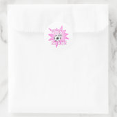 Sticker Rond Les filles le tuent (Sac)