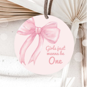 Sticker Rond Les filles veulent juste être un anniversaire coqu
