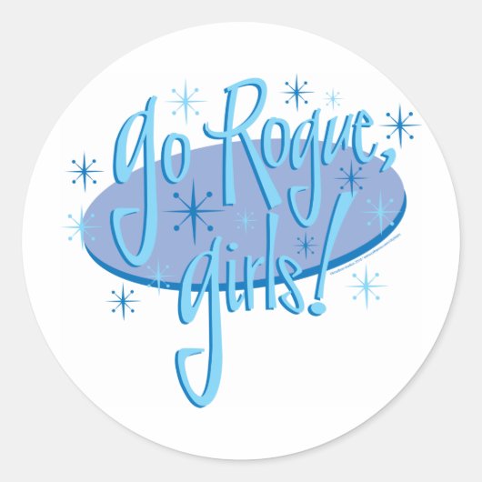 Sticker Rond les filles-voleuses (Devant)