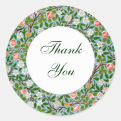 Sticker Rond Les fleurs du printemps (Devant)