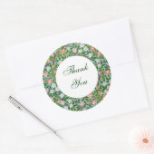 Sticker Rond Les fleurs du printemps (Enveloppe)