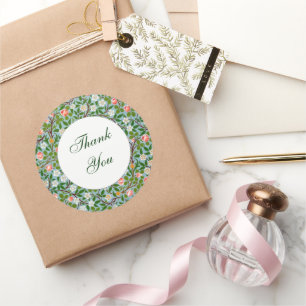 Sticker Rond Les fleurs du printemps