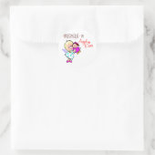 Sticker Rond Les Frapules Sont Des Baisers D'Ange (Sac)