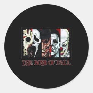 Sticker Rond Les garçons de l'automne film d'horreur Halloween