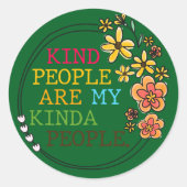 Sticker Rond Les Gens Sont Mes Gens (Devant)