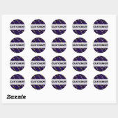 Sticker Rond Les germes arrivent (Feuille)